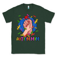 Sports Green Autism Mom Classic Tee - CowGirlArtShop