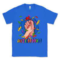 True Royal Autism Mom Classic Tee - CowGirlArtShop