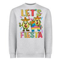 Heather Grey let's fiesta Heavyweight Sweatshirt - JahusDesignShop