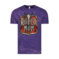 Cloud Purple Rodeo mom Mother's Day Vintage Tee - FaDigitalArtStudio
