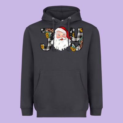 Joy Santa Heavyweight Hoodie Designed By Jahusdesignshop