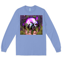 Colony Blue witch hand tumbler Long Sleeve Tee - BundleAndBundleShop