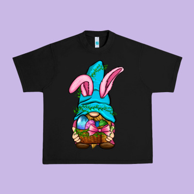 Easter Wicker Basket Gnome Urban Heavy Tee Designed By Bundleandbundleshop