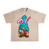 French Oak Easter Wicker Basket Gnome Urban Heavy Tee - BundleAndBundleShop