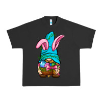 Pigment Black Easter Wicker Basket Gnome Urban Heavy Tee - BundleAndBundleShop