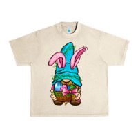 Sandshell Easter Wicker Basket Gnome Urban Heavy Tee - BundleAndBundleShop