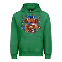 Emerald moo rica highland cow Urban Hoodie - RanaPortraitStore