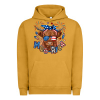Pigment Peanut Butter moo rica highland cow Urban Hoodie - RanaPortraitStore