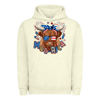 Pigment Pistachio moo rica highland cow Urban Hoodie - RanaPortraitStore
