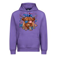 Tulip moo rica highland cow Urban Hoodie - RanaPortraitStore