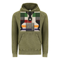 Vintage Olive afro comb seamless pattern Vintage Hoodie - BundleAndBundleShop