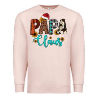 Pale Pink papa claus Premium Sweatshirt - JahusDesignShop