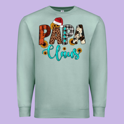 Papa Claus Premium Sweatshirt Designed By Jahusdesignshop