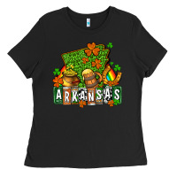 St. Patrick's Arkansas Ladies Tee | Teevron