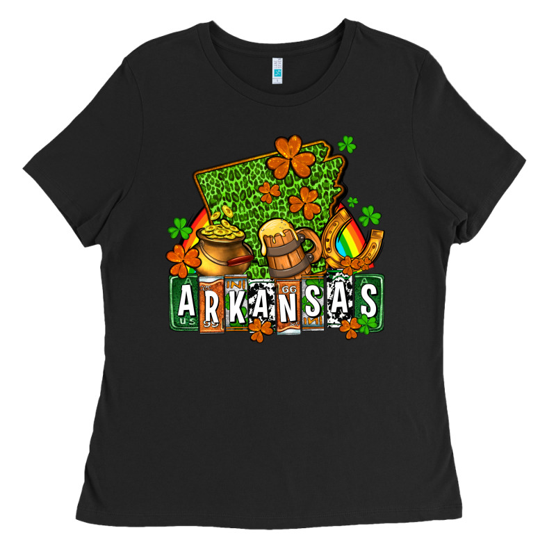 St. Patrick's Arkansas Ladies Tee by OliviaCreatesArt | Teevron