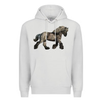 Dove Grey Belgian Horse Premium Hoodie - LillyAllenDesigns
