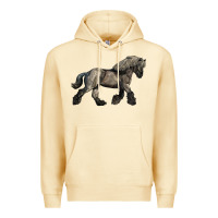 Pina Colada Belgian Horse Premium Hoodie - LillyAllenDesigns
