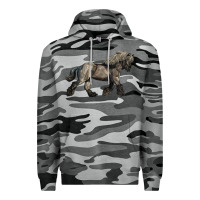 Slate Camo Belgian Horse Premium Hoodie - LillyAllenDesigns