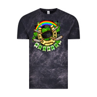 Cloud Black St. Patrick's Day Hockey Vintage Tee - FaDigitalArtStudio