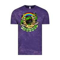 Cloud Purple St. Patrick's Day Hockey Vintage Tee - FaDigitalArtStudio