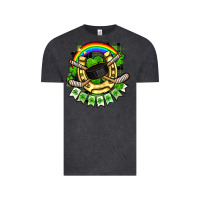 Vintage Black St. Patrick's Day Hockey Vintage Tee - FaDigitalArtStudio