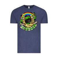 Vintage Denim St. Patrick's Day Hockey Vintage Tee - FaDigitalArtStudio