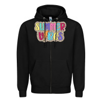 Black summer vibes Zipper Hoodie - JahusDesignShop