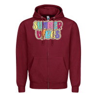 Burgundy summer vibes Zipper Hoodie - JahusDesignShop