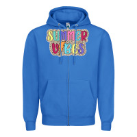 True Royal summer vibes Zipper Hoodie - JahusDesignShop