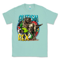 Seafoam Autism Rex Classic Tee - CowGirlArtShop