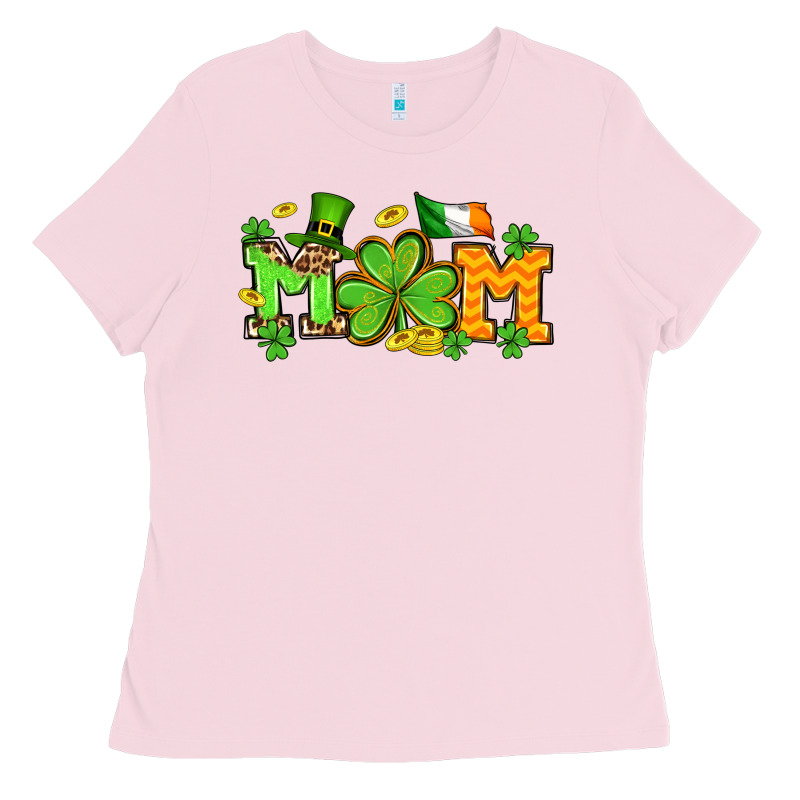 St. Patrick's Day Mom Ladies Tee by OliviaCreatesArt | Teevron