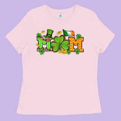 St. Patrick's Day Mom Ladies Tee Designed By Oliviacreatesart