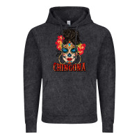 Vintage Black chingona latina bun mama Vintage Hoodie - BundleAndBundleShop
