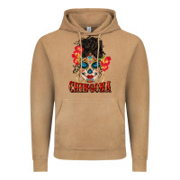 Chingona Latina Bun Mama Vintage Hoodie | Teevron
