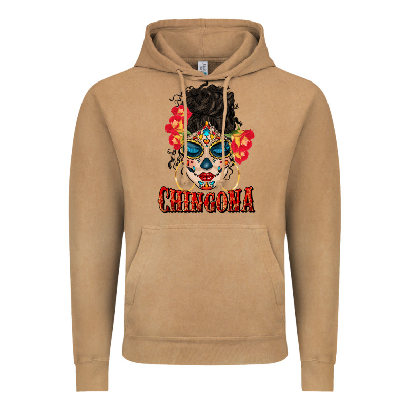 Chingona Latina Bun Mama Vintage Hoodie by BundleAndBundleShop | Teevron