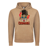 Vintage Coffee chingona latina bun mama Vintage Hoodie - BundleAndBundleShop