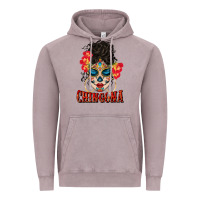 Vintage Zinc chingona latina bun mama Vintage Hoodie - BundleAndBundleShop