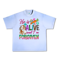Grape Ice He Is Alive And I'm Forgiven Urban Heavy Tee - BundleAndBundleShop