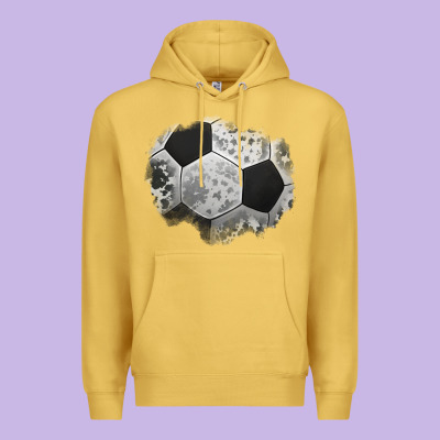 Cowhide Soccer Patch Premium Hoodie Designed By Jasminsmagicworld