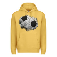 Antique Gold cowhide soccer patch Premium Hoodie - Jasminsmagicworld