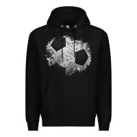 Black cowhide soccer patch Premium Hoodie - Jasminsmagicworld
