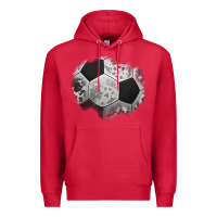Cardinal cowhide soccer patch Premium Hoodie - Jasminsmagicworld