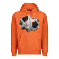 Carrot cowhide soccer patch Premium Hoodie - Jasminsmagicworld