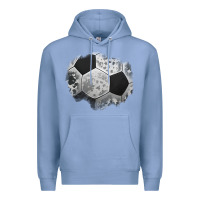 Colony Blue cowhide soccer patch Premium Hoodie - Jasminsmagicworld