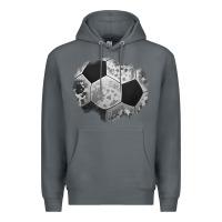 Rock cowhide soccer patch Premium Hoodie - Jasminsmagicworld