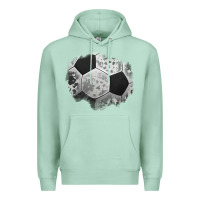 Seafoam cowhide soccer patch Premium Hoodie - Jasminsmagicworld