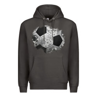 Smoke cowhide soccer patch Premium Hoodie - Jasminsmagicworld