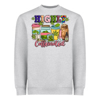 Heather Grey highly caffeinated Heavyweight Sweatshirt - JahusDesignShop