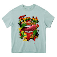 Arona free ish juneteenth lips Heavy Core Tee - CowGirlArtShop