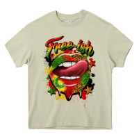 Mossy free ish juneteenth lips Heavy Core Tee - CowGirlArtShop